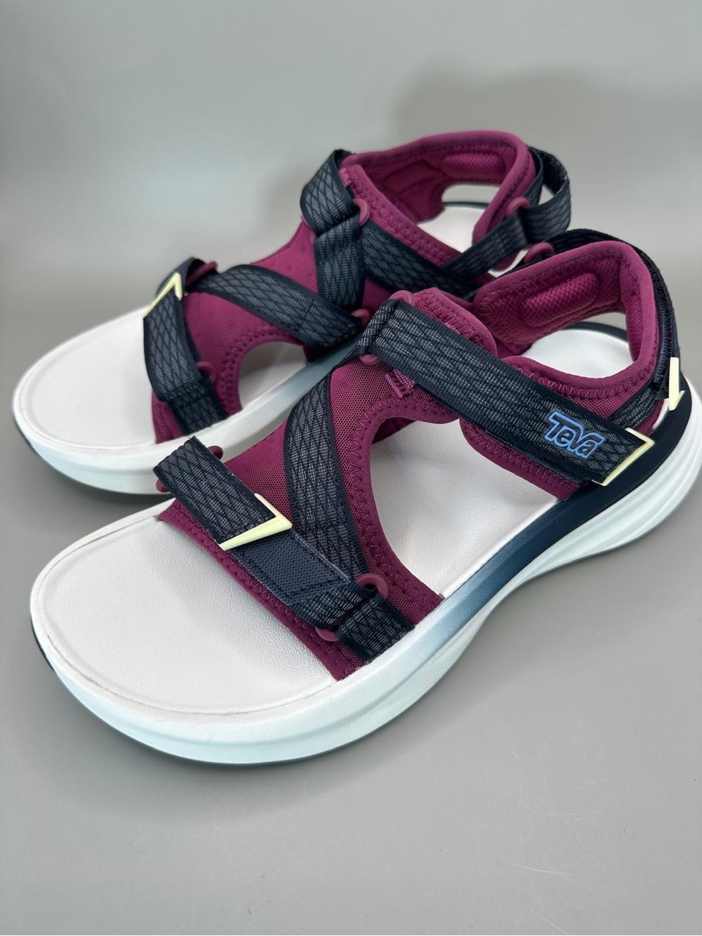Teva Women's Open-Toe Sport Sandals - Plum and Navy size 8.5